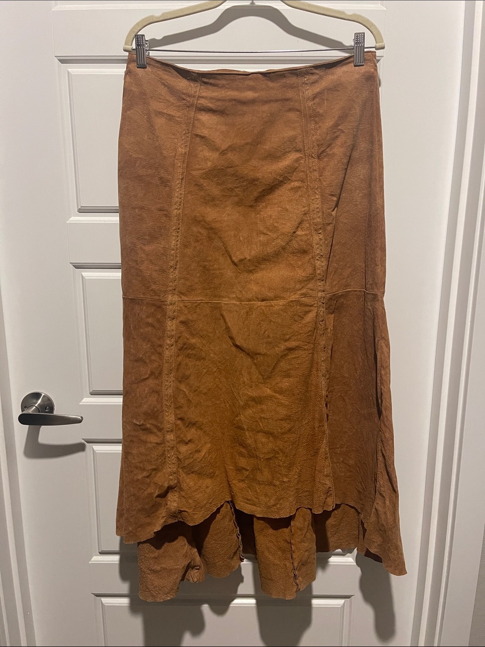 Live a Little Rustic Brown High-Low Maxi Skirt